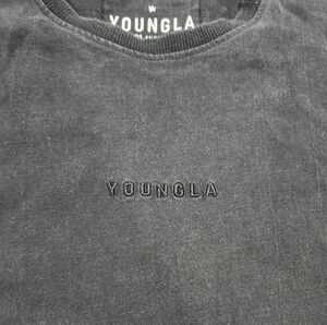 YoungLA Black Essential Jacked Tees Shirt
